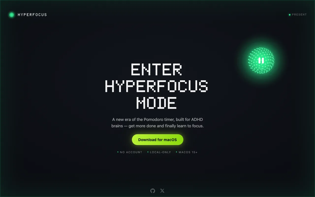 Hyperfocus homepage